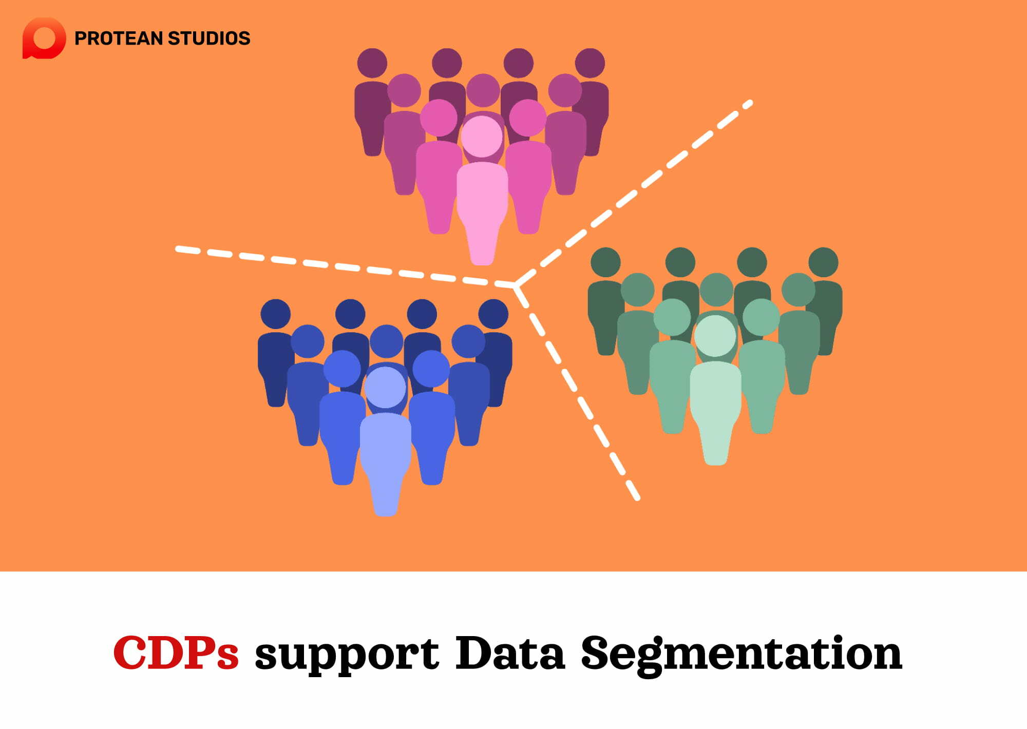CDPs can support the process of data segmentation