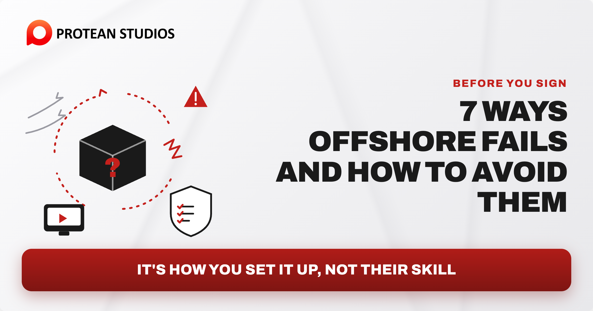 Seven offshore development failures and how to avoid them — rework, silence, and a weak bridge role illustrated