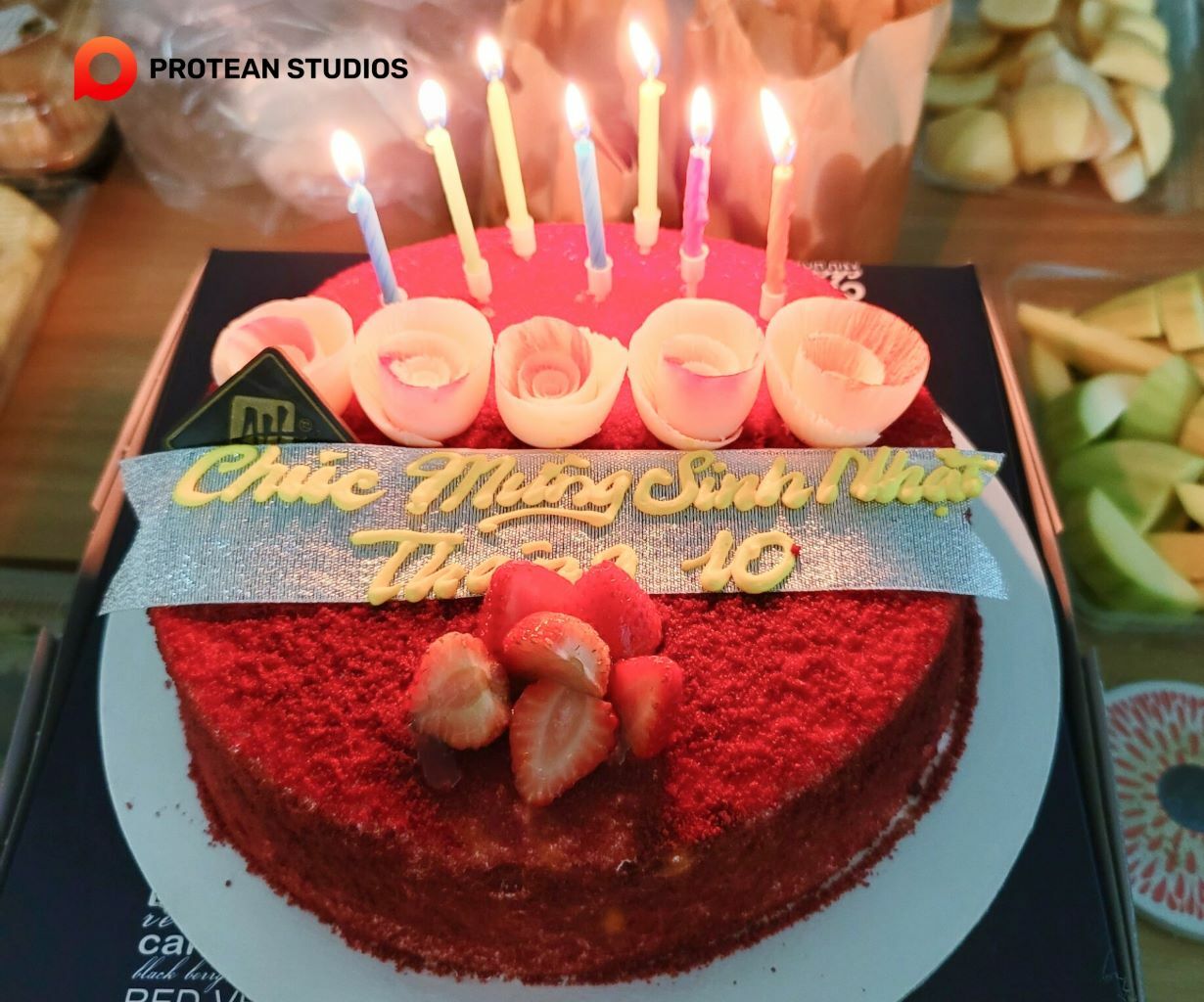 Birthday cake for birthday members