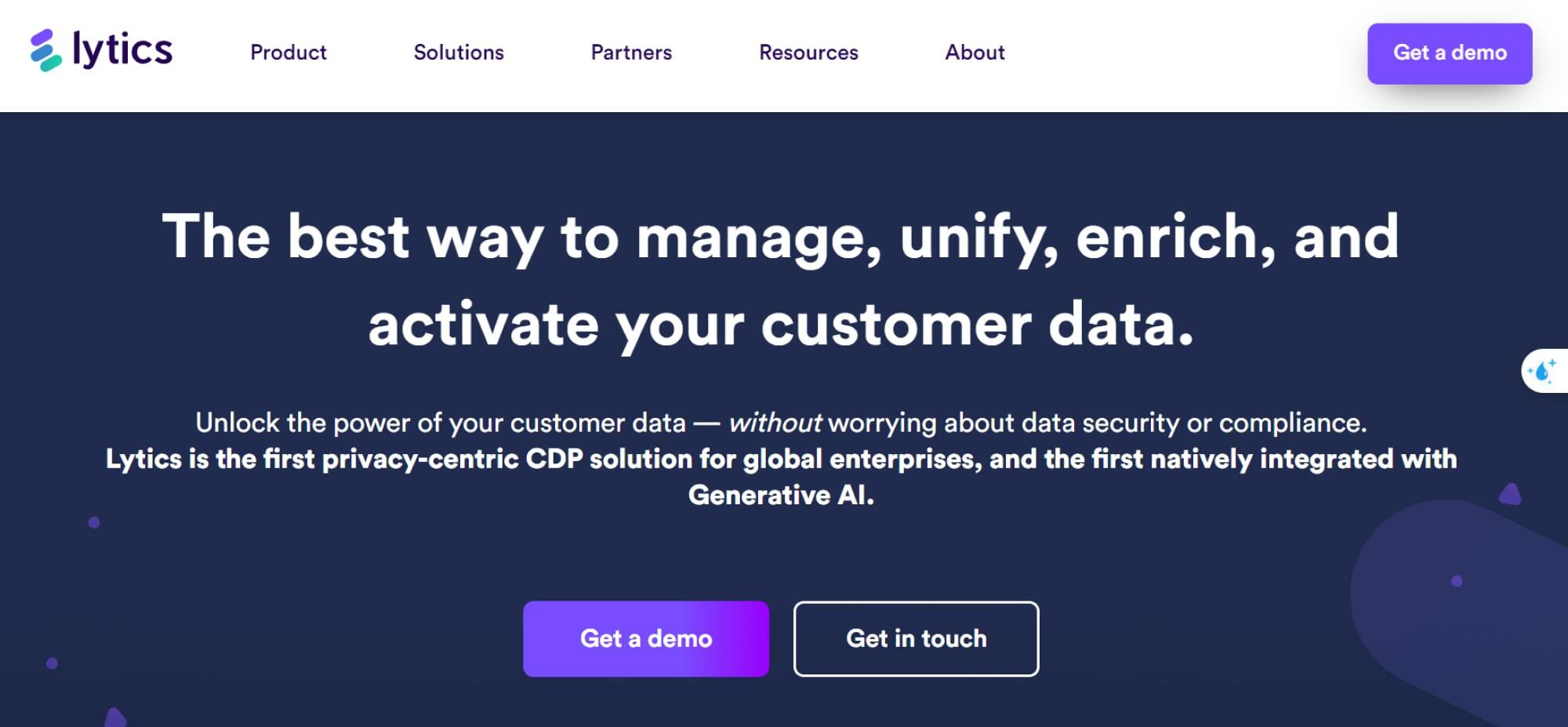 Lytics - A good customer data platform