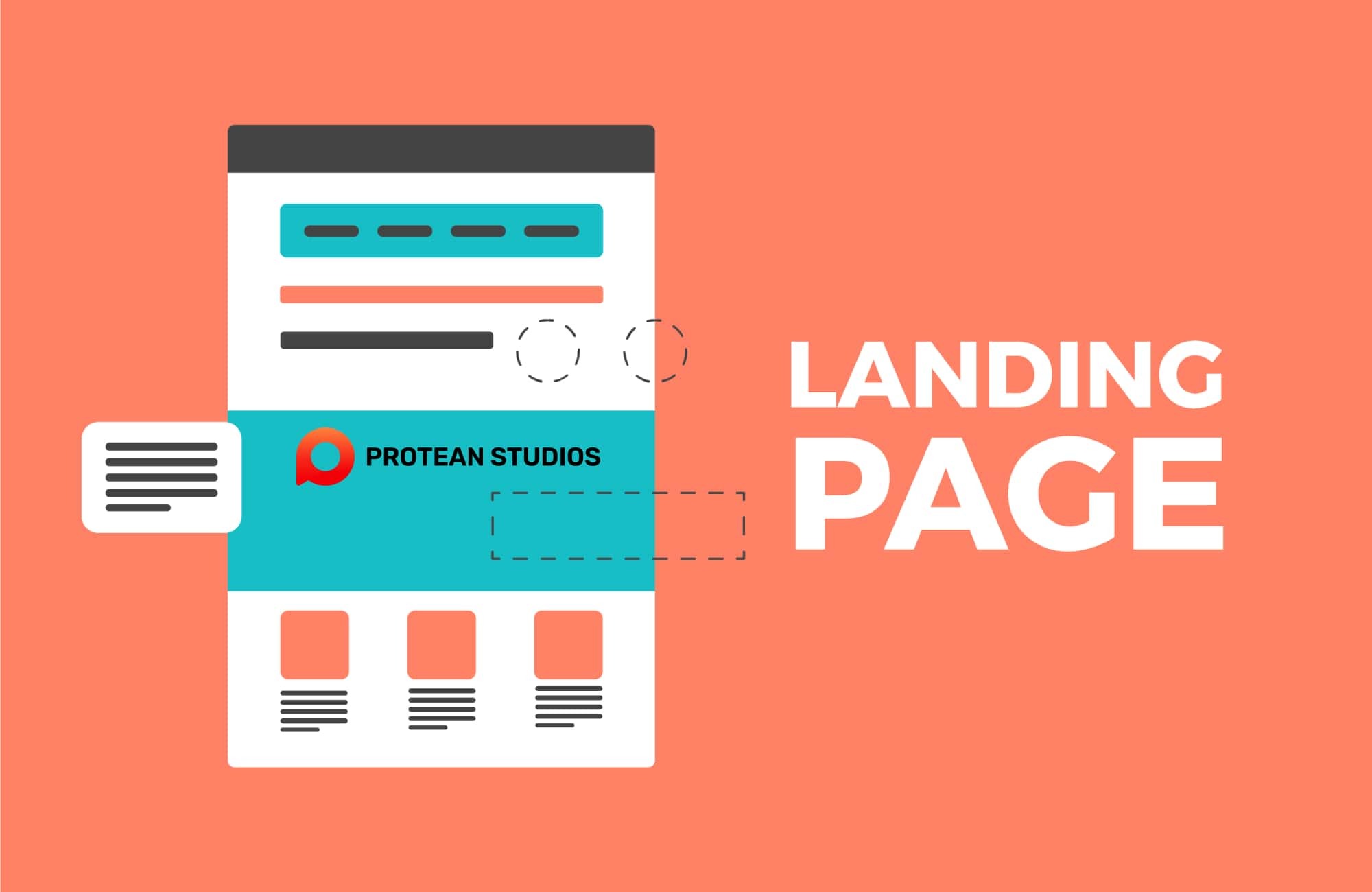 Using landing page to maintain interactions