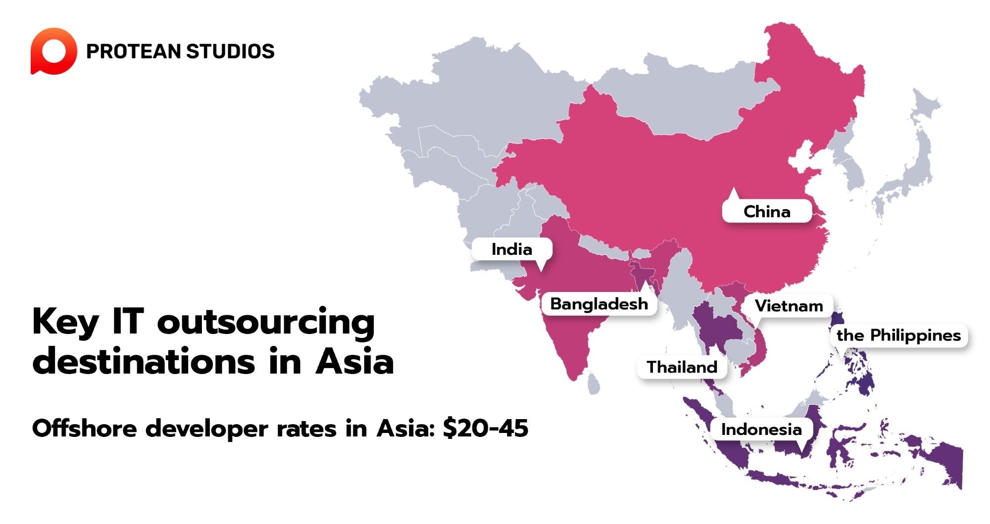 India, the hot IT outsourcing destination in the Asia-Pacific region